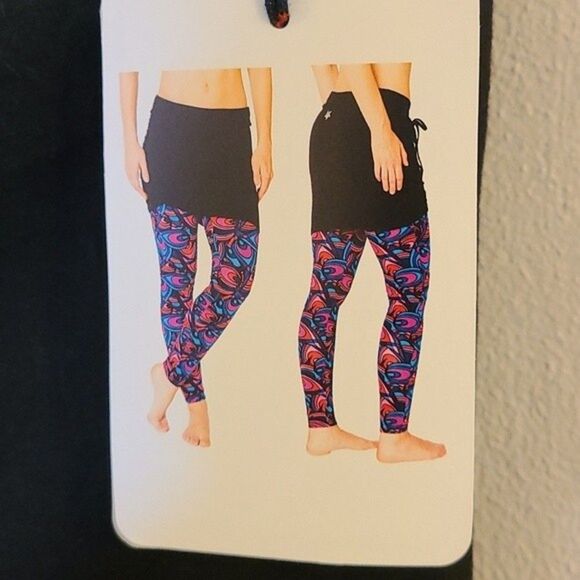 Satva organic pre-shrunk cotton Sukha multi-color legging New size small - Picture 2 of 10